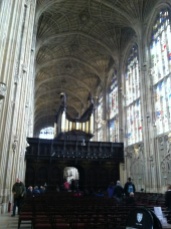 Inside King's College Chapel