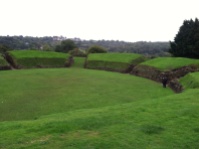 Caerleon Roman Amphitheater--or possibly the Round Table.