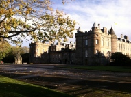 Palace of Holyroodhouse (taken from the gate, we didn't actually go in)