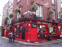 Temple Bar, one of the famous pubs.