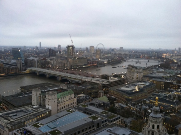 View from atop St. Paul's Cathedral.